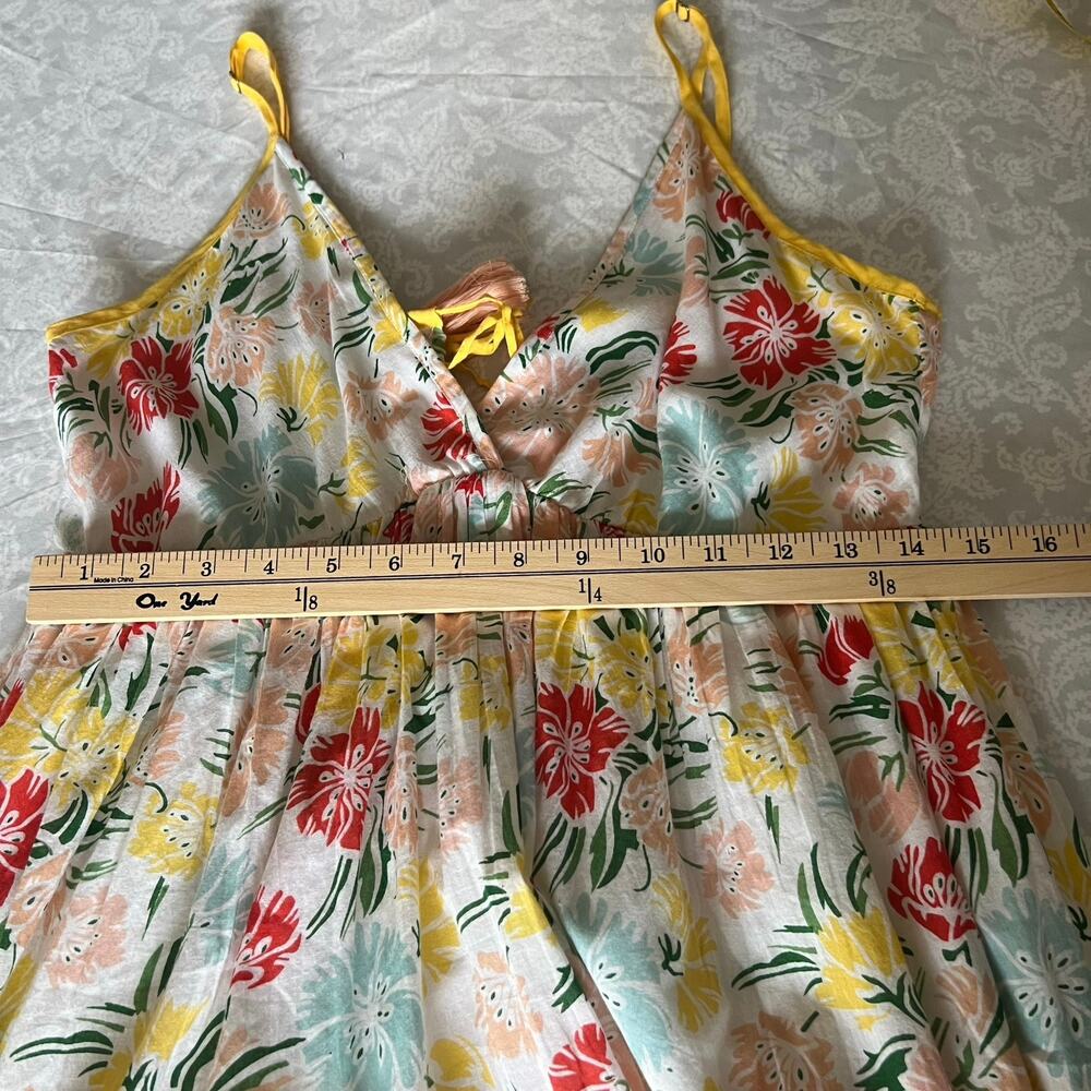 Anthropologie Ro’s Garden Florida Floral Maxi Dress Size L - Picture 12 of 14